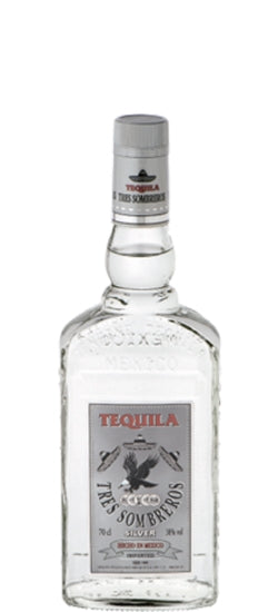 ТРЕС СОМБРЕРОС СИЛВЕР 38% 0,7/6