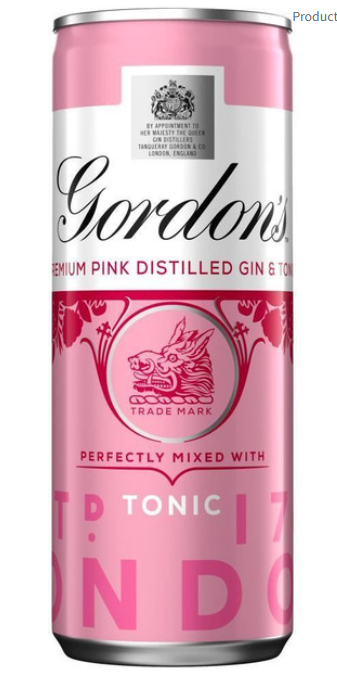 Гордонс Пинк&Тоник Лименка 0.25 1/12