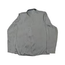 60604 Р.блуза Класик, Л Монсун сива