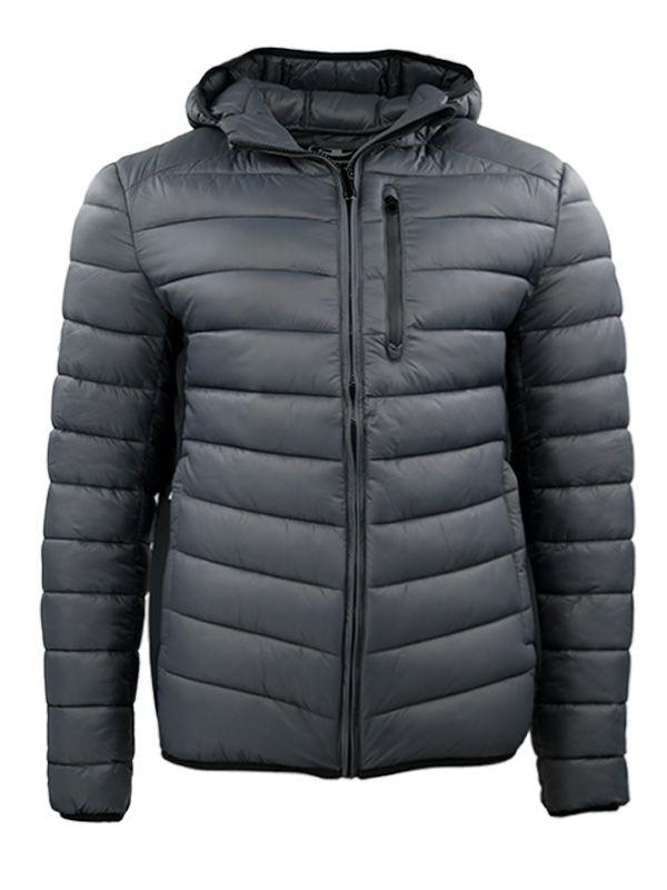 39316Јакна Баффле КХ3мел.сива гол.М