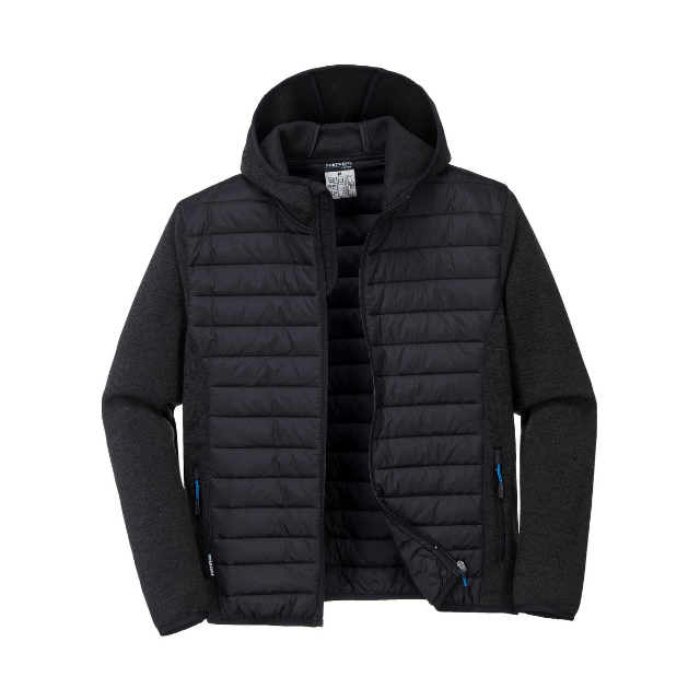 54957Јакна Баффле КХ3 мел.сива, М Монсун