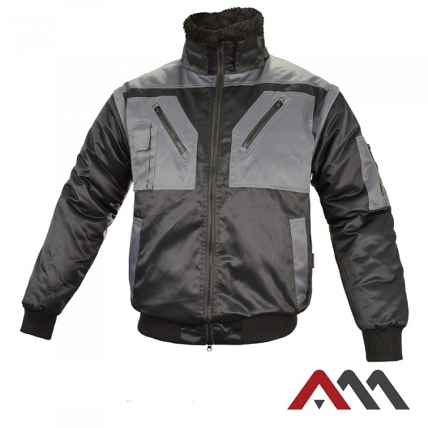 55008Јакна пост. Пилот 2/1 црна голХХЛ