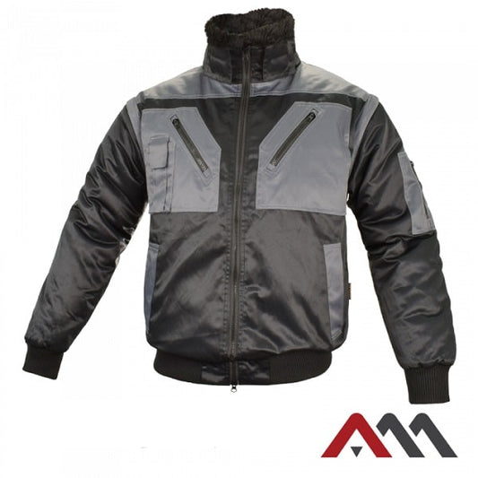 55008Јакна пост. Пилот 2/1 црна голХХЛ