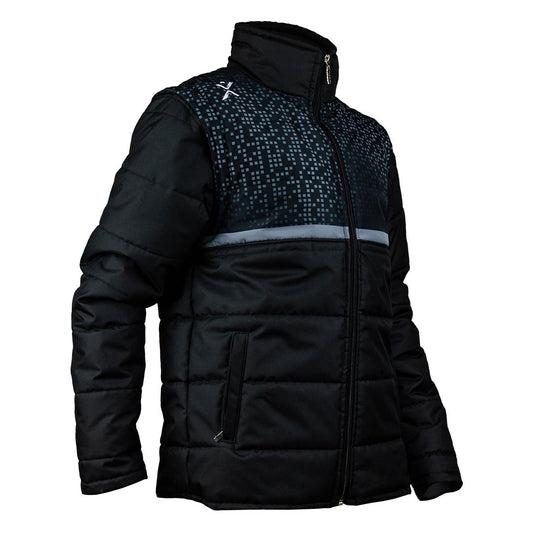 54959Јакна Баффле КХ3,сива,големинаХЛ