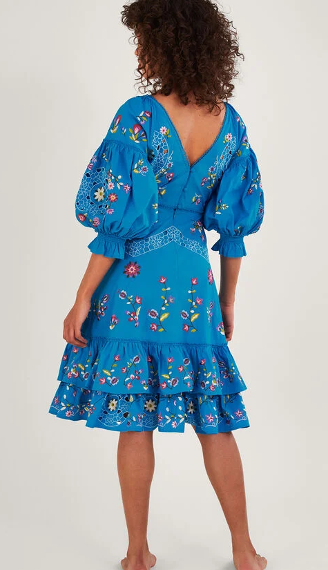 54845 Р.блуза Контр тег/сина, М Монсун