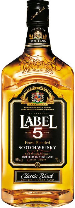 Лабел 5 Виски 0.7л
